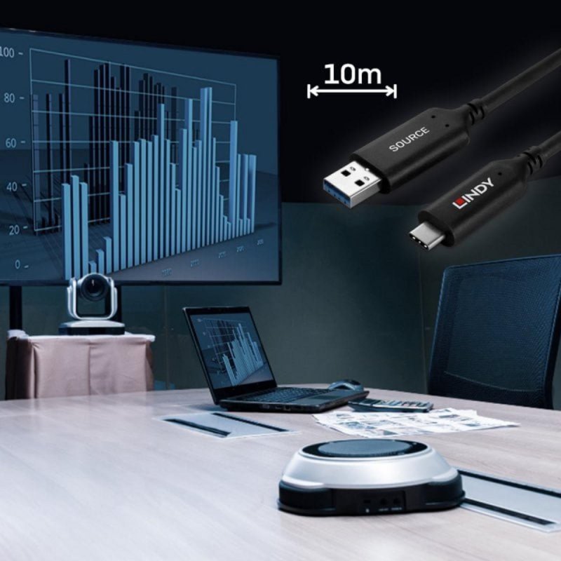 lindy cavo usb con staffa metallica usb 3.o tipo a 20 poli icd (33096