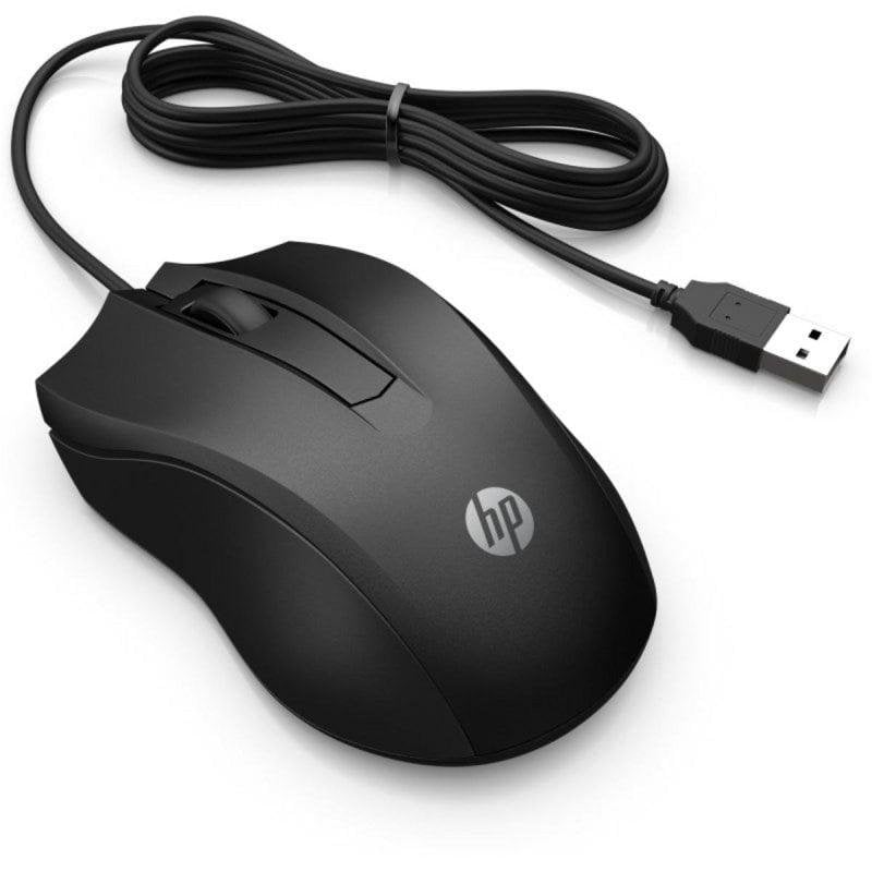 Souris HP Wired Mouse 105 USB 1600 DPI Ambidextre Noir