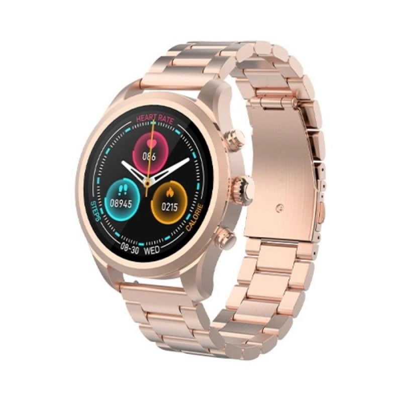 Image of Smartwatch Forever SW-800 Verfi 3,3 cm IPS 360x360 Oro Metal 400 mAh Smartwatch Forever SW-800 Verfi 3,3 cm IPS 360x360 Oro Metal 400 mAh cod079
