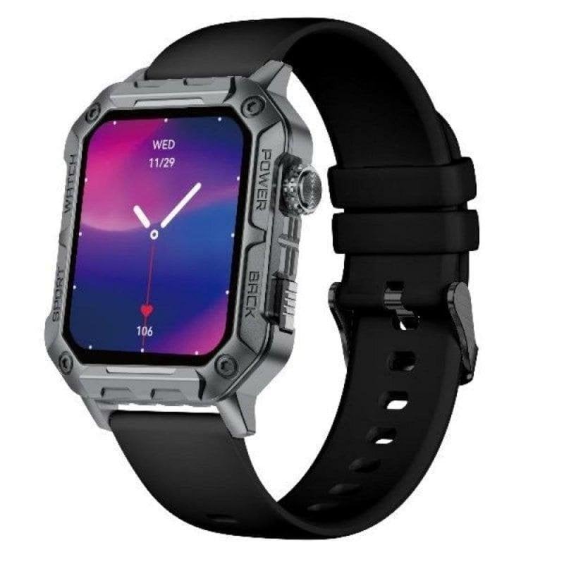 Nilox NXSWTRAILWATCH smartwatche et montre de sport 4 85 cm 1.91 Numérique 320 x 385 pixels Écran tactile Acier inoxydable Neuf - vue 4