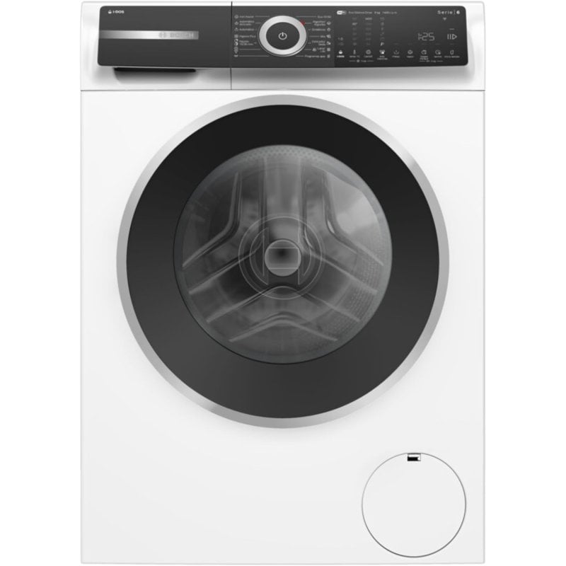 Lavadora carga frontal Bosch Serie 6 WGH244A0ES 9 kg 1400 rpm clase A i-DOS blanca