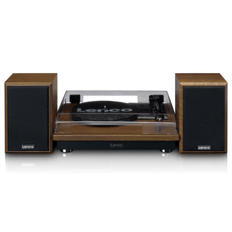 Tocadiscos Lenco LS-100WD Bluetooth Tracción Courroie 33/45/78 rpm Chêne