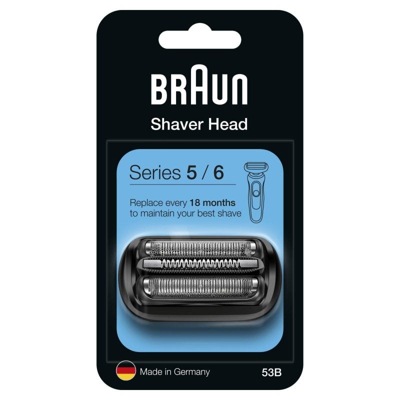 Cabezal de afeitado Braun 81697104 Negro 1 pieza Series 5/6 compatible