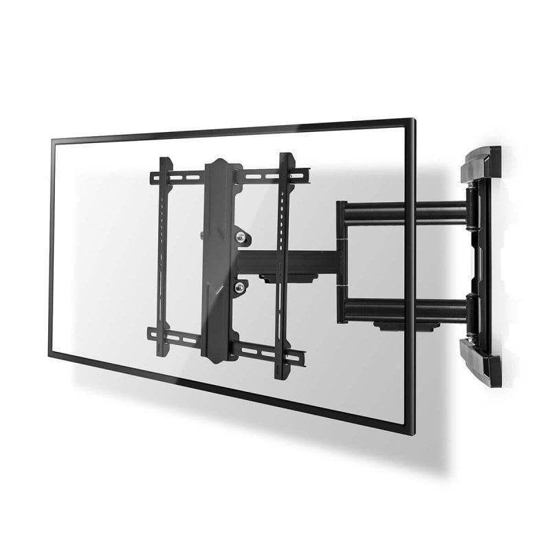 Nedis TVWM6550BK Supporto TV Parete 37 a 80" VESA 200x100 a 600x400 Max 50Kg