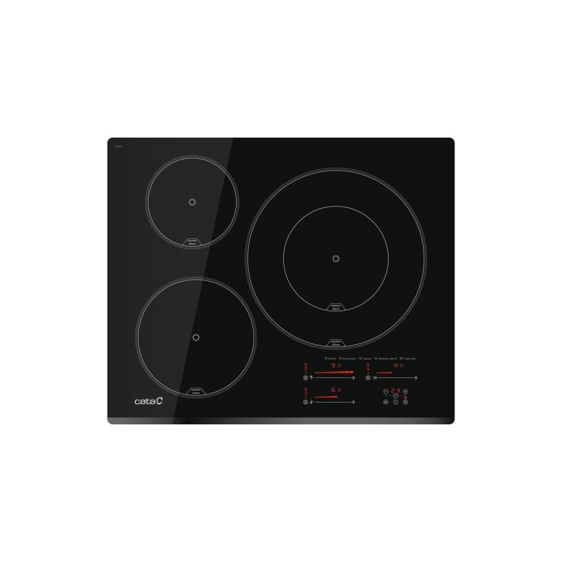 Image of Piano cottura CATA INSB 6032 BK 63 cm Nero Ceramico 3 Zone Piano cottura CATA INSB 6032 BK 63 cm Nero Ceramico 3 Zone cod079