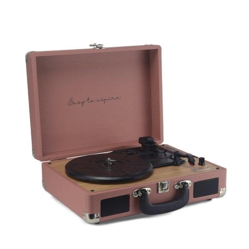 Platine Vinyle PRIXTON VC400 – Bluetooth, Lecteur et Convertisseur, 2 Haut-parleurs Intégrés