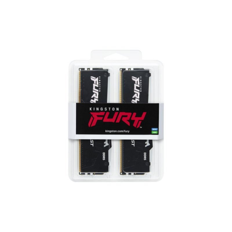 Memoria RAM Módulo Kingston FURY Beast DDR5 RGB 64GB (2x32GB