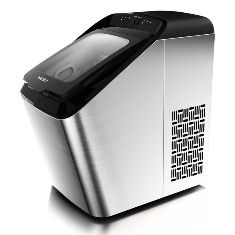 Image of Macchina per il ghiaccio Haeger Frozen Pro Inox 15 Kg/24h 135 W 220-240 V Macchina per il ghiaccio Haeger Frozen Pro Inox 15 Kg/24h 135 W 220-240 V cod079