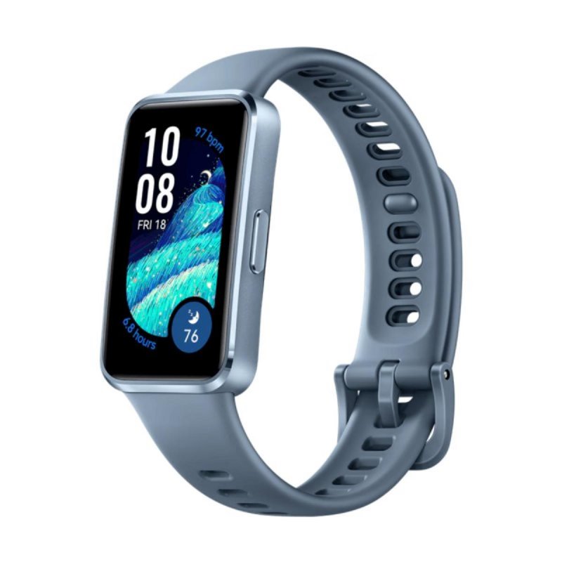 Image of Smartwatch Huawei Band 10 AMOLED 1.47" Bluetooth 5.0 Blue Fluoroelastomer cod079