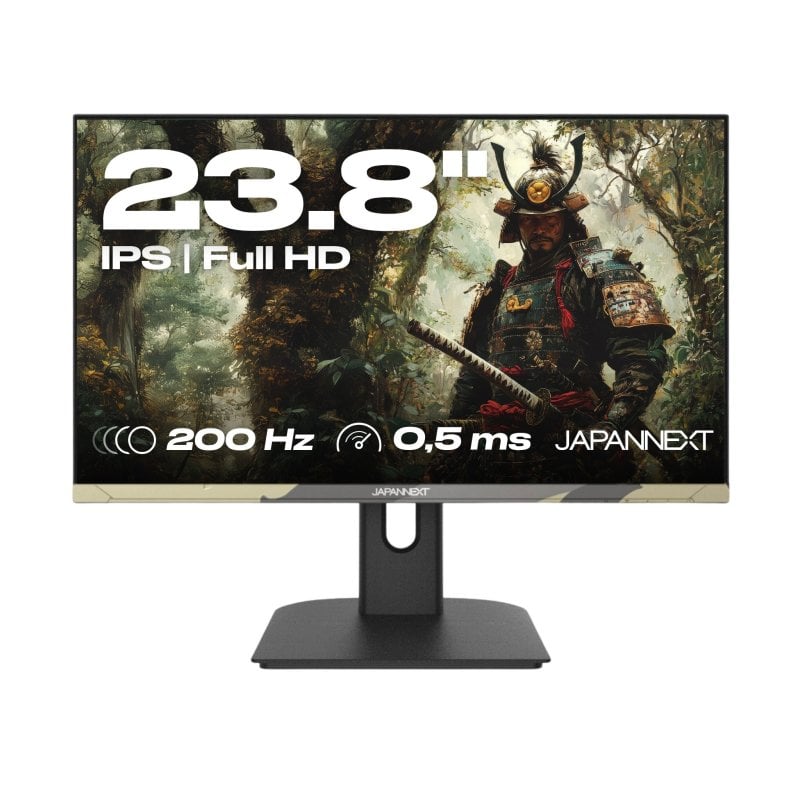 JAPANNEXT JN-IPS238FHD200F-HSP-Camo 23.8" IPS FullHD 200Hz HDR10 FreeSync
