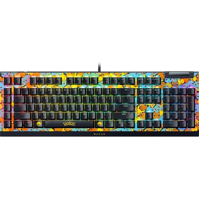 Razer BlackWidow V4 X Pokémon Kanto Starters Edition Teclado Mecânico Gaming Switch Razer Green USA Razer BlackWidow V4 X Pokémon Kanto Starters Edition Teclado Mecânico Gaming Switch Razer Green USA