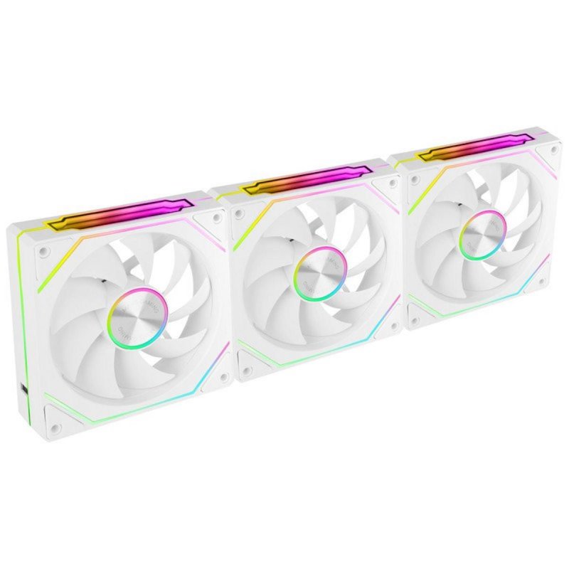 Kit 3 Ventiladores Modulares ARGB Mars Gaming LINKFINITY | 120 Mm, Aspas Invertidas, Conexión Magnética Sin Cables | Incluye Efecto Rainbow Automático