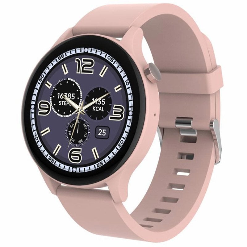 Denver SWC-338RO Bluetooth 5.3 44,6 mm TFT rose IP67 cardiofréquencemètre multisports