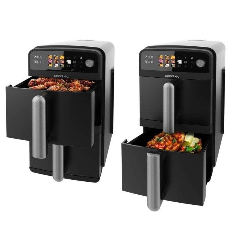 Friteuse Cecotec Cecofry DuoLevel 10000 – 10 L, 2400 W, Cuves Superposées