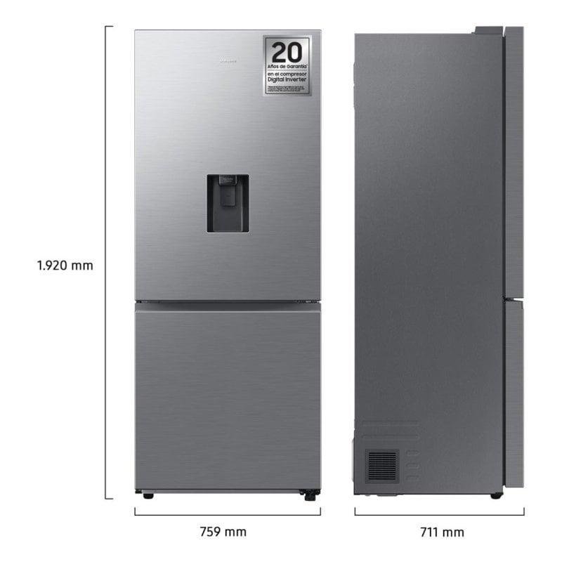 Réfrigérateur Samsung RB50DG632ES9EF Combiné No Frost 192cm E Inox WiFi - vue 2