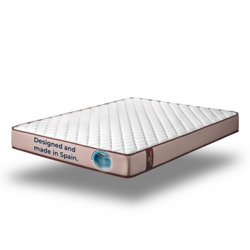 Cecotec Flow PureVital 1900 visco-elastisch matras, 140 x 200 cm, meerlaags, hoogte 21 cm, FoamVital-kern, hoge sterkte, visco-elastische VisComfort-laag, SoftTex-weefsel, dubbelzijdig