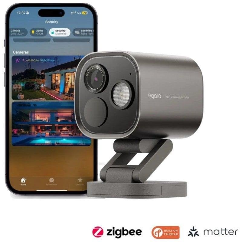 Caméra de surveillance connectée AQara Hub G5 Pro Wi Fi intérieure extérieure