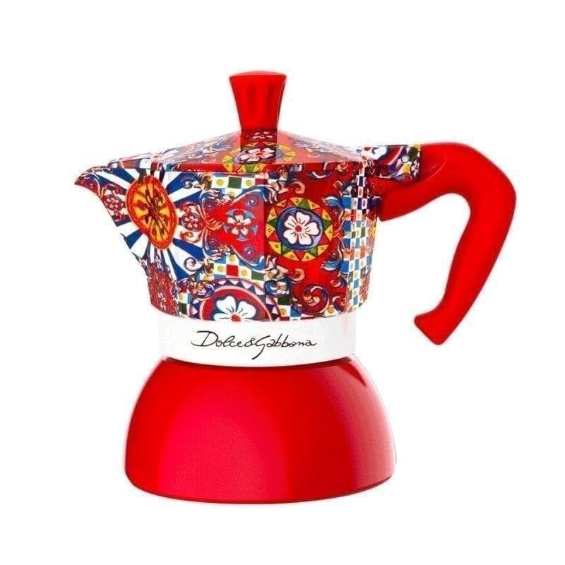 Cafetière Moka Bialetti Dolce&Gabbana – Induction, 2 Tasses, Design Exclusif