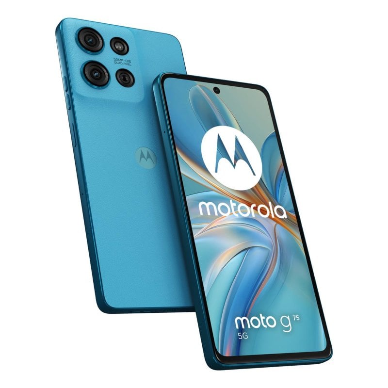 Image of Smartphone Motorola moto g75 5G 8GB 256GB Gorilla Glass 5 Android 14 Blu cod079