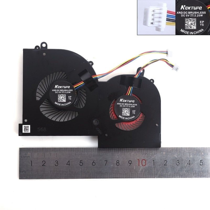 Ventilateur GPU pour ordinateur portable MSI Modèles GS65 GS65VR MS-16Q2