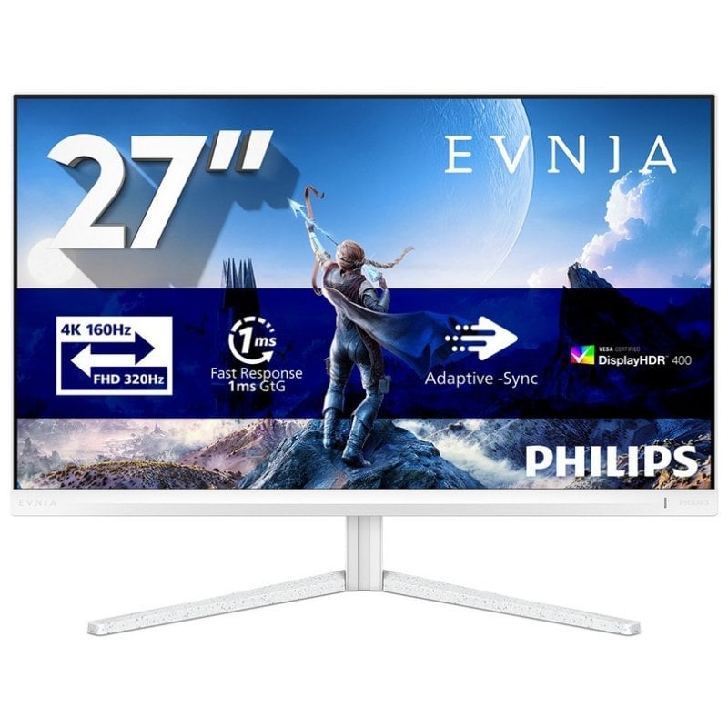 Monitor Philips Evnia 27" 3840x2160 160Hz Dual Mode Precision Center