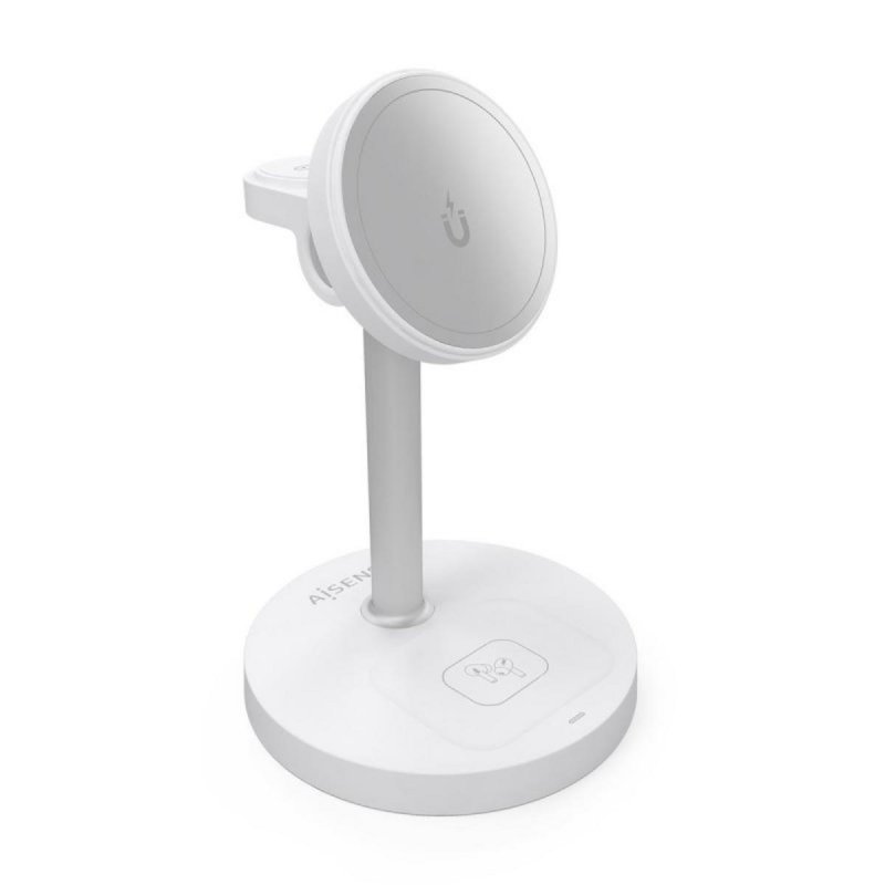 Cargador inalámbrico en USB-C 15W Qi/Qi2 Blanco, Apple
