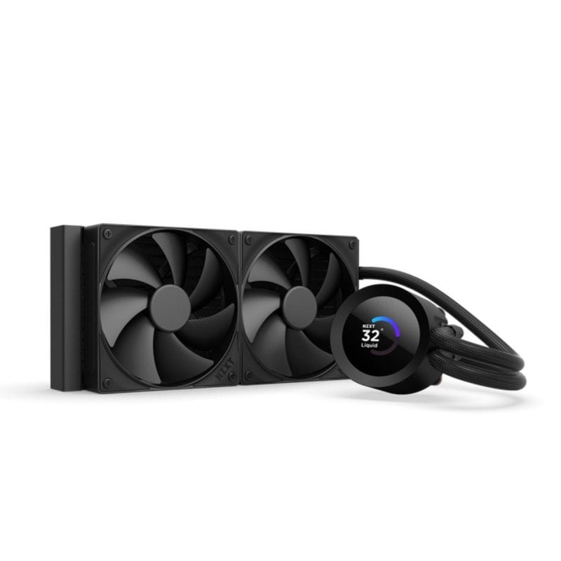 Dépassez les limites de la performance avec le NZXT Kraken Plus 240 votre compagnon idéal pour un refroidissement efficace et silencieux lors de vos sessions de gaming intenses. Caractéristiques Refroidissement optimal. Avec son système de refroidissement liquide tout-en-un le Kraken Plus 240 offre une performance inégalée garantissant des températures de fonctionnement plus fraîches même lors des pics de charge. Compatibilité étendue. Conçu pour s'adapter à une large gamme de processeurs des séries AMD Ryzen et Intel Core ce modèle supporte les sockets modernes tels que LGA 1700 et AM5 vous offrant ainsi un excellent choix pour les mises à jour. Silence et efficacité. À seulement 30 dB ses ventilateurs robustes protègent votre système sans générer de nuisances sonores permettant une expérience immersive dans le jeu ou lors de l'utilisation de logiciels exigeants. Installation simplifiée. Le Kraken Plus 240 est conçu pour une installation sans effort vous permettant de passer plus de temps sur ce qui compte v...