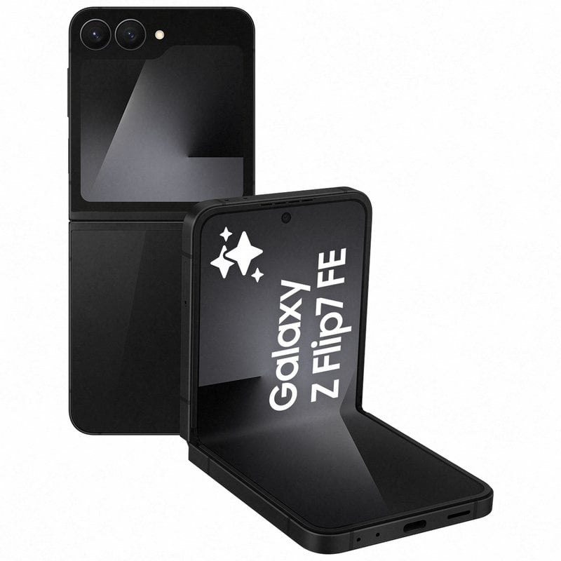 Image of Samsung Galaxy Z Flip7 FE 8GB/128GB Nero Cellulare pieghevole con Galaxy AI Versione importata dall'UE cod079