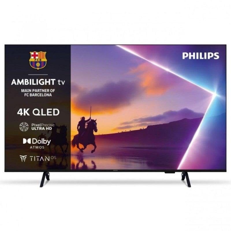 TV Philips QLED 65PUS8400 65" 4K UltraHD 60Hz Smart TV Titan OS HDR10+ Ambilight Dolby Atmos