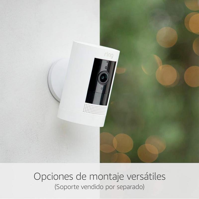 Cámara de seguridad Ring Stick Up Cam Battery Blanco inalámbrica