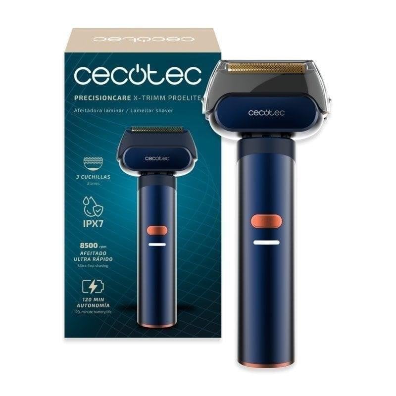 Rasoir Visage Cecotec PrecisionCare X-Trimm ProElite Sans Fil 120min Sec et Mouillé 3 Lames