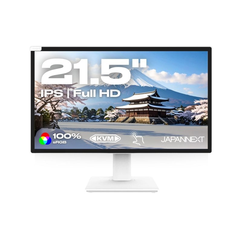 JAPANNEXT JN-IPS2152FHDR-T Monitor Tátil 21.5" IPS FullHD 60Hz HDR com Altifalantes e Adaptive Sync