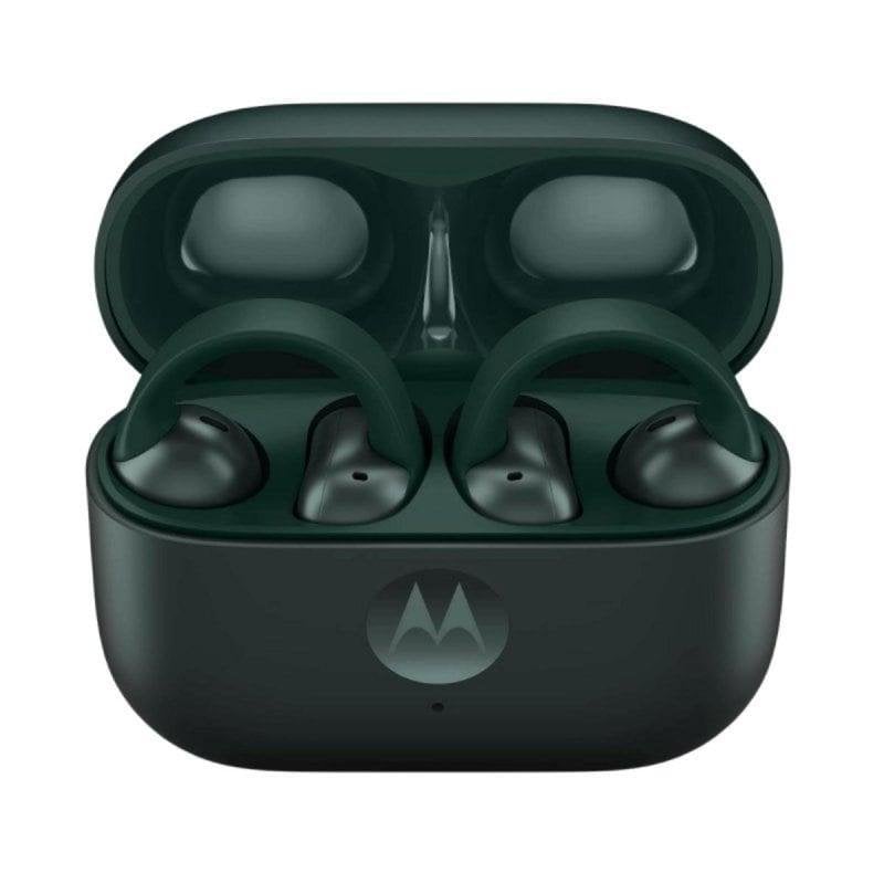Auriculares Motorola moto buds loop inalámbricos Bluetooth con Cancelación de Ruido y micrófono verde