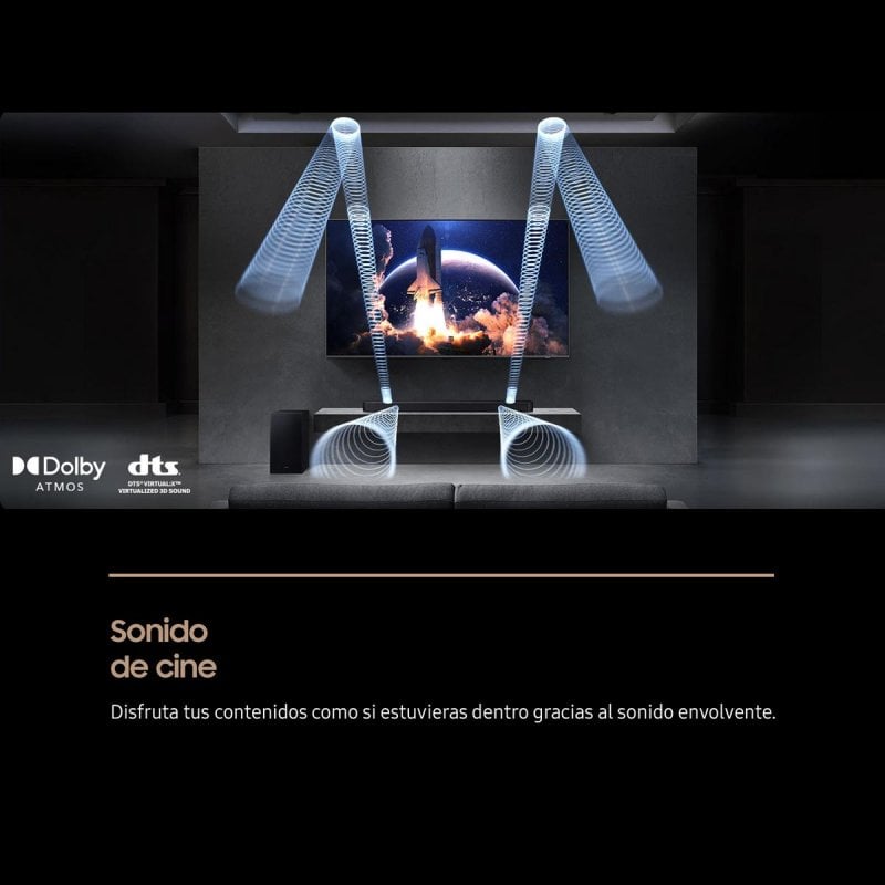Barra de sonido Samsung Q600F Bluetooth HDMI eARC altavoces