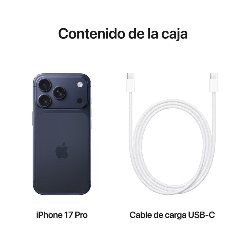 Apple iPhone 17 Pro 256GB Azul Oscuro | PcComponentes.com