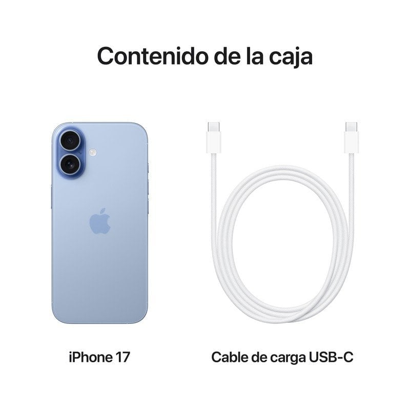 Apple iPhone 17 512GB Azul Neblina | PcComponentes.com