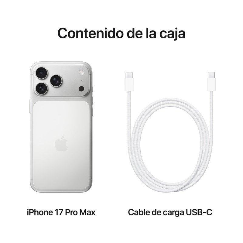Apple iPhone 17 Pro Max 256GB Plata | PcComponentes.com