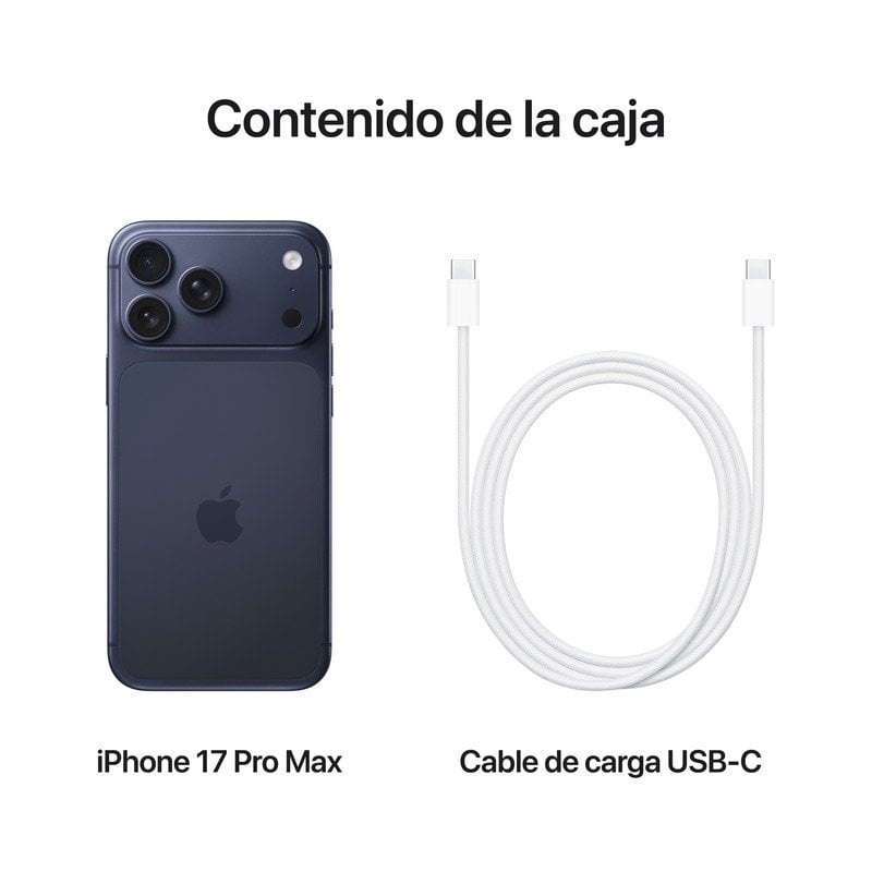 Apple iPhone 17 Pro Max 256GB Azul Oscuro | PcComponentes.com