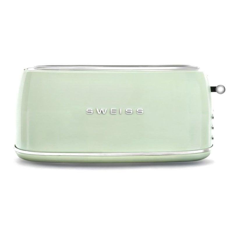 Grille-pain vintage SWEISS GRV7 Fentes larges 6 niveaux Vert