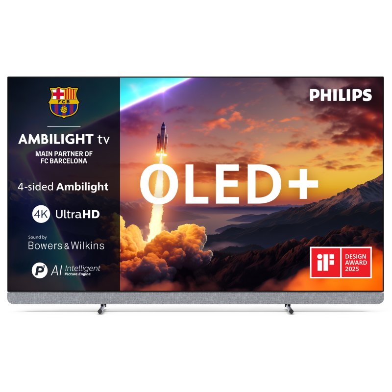 TV Philips OLED 65OLED910 65" 4K Smart TV Ambilight Son Dolby Atmos Metallic