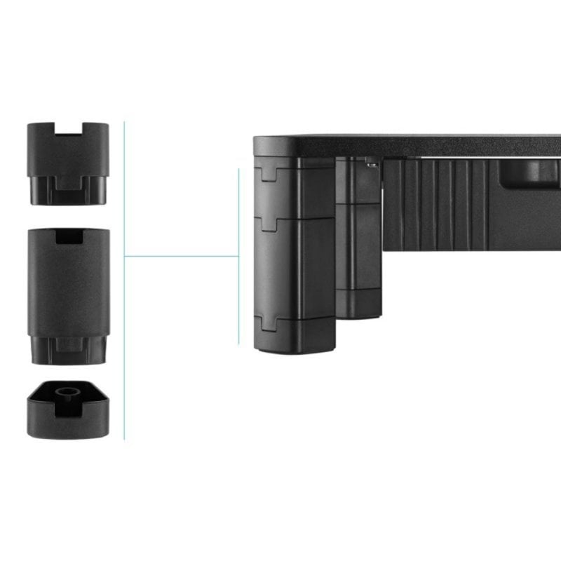 TooQ TQMR0004 Support Pour Moniteur/ordinateur Portable Argenté