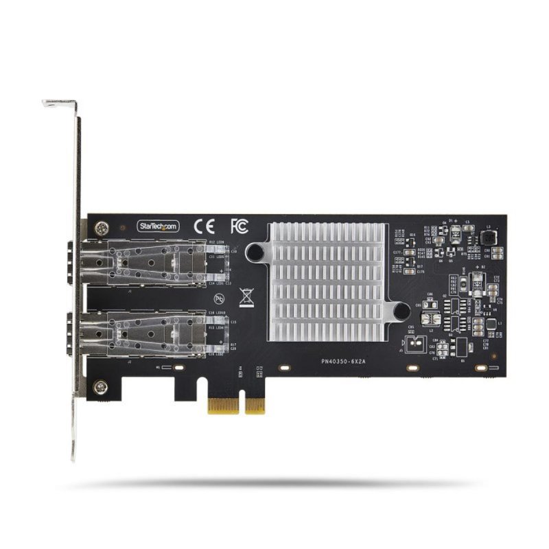 Computer District - Carte Réseau Fibre SFP 1G - 2 Ports SFP Fibre Optique - Gigabit - PCI Express X1 (PCIe X1 - PCI-E X1) - Chipset Intel I350AM2