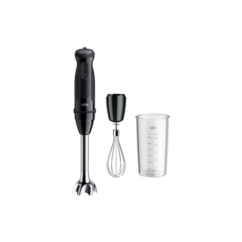 Batidora de mano Braun MultiQuick 5 MQ 50051 M 1000W 21 velocidades Acero Inox Turbo Negro