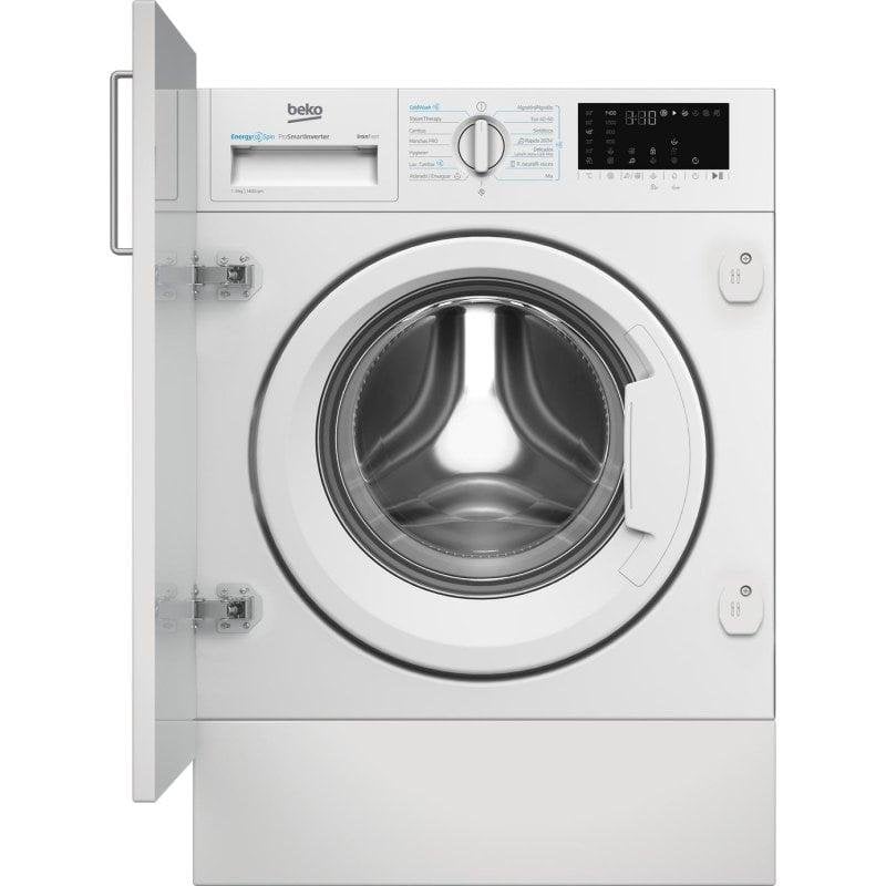 Lavadora carga frontal integrable Beko b300 B3WBT49435WB 9 kg 1351 rpm clase A blanca