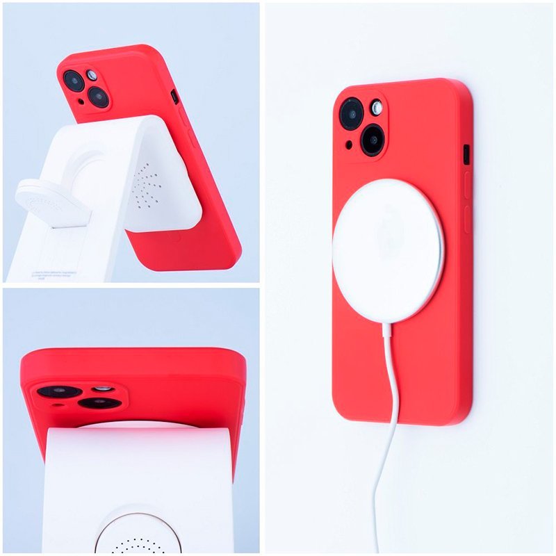 Custodia In Pelle PU Con Portafoglio E Supporto Magnetico Per Ulefone Armor 17 Pro – Rosso