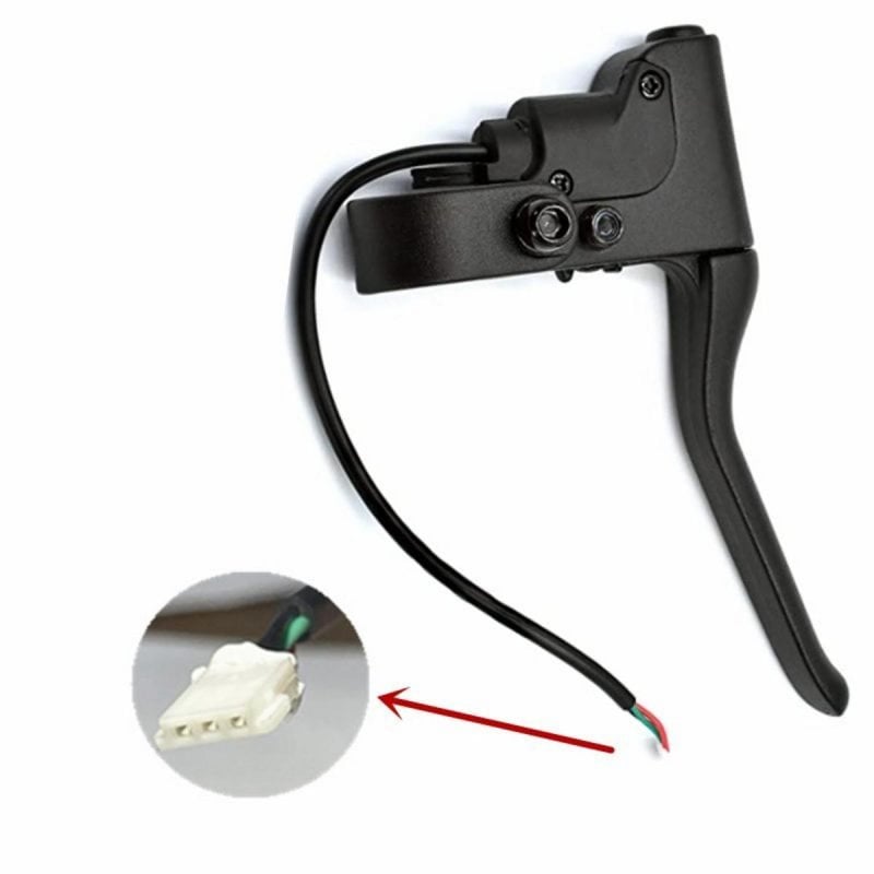 Image of Maniglia Freno Sinistra Smartgyro Baggio nero SG27-146 per Monopattino Elettrico - Leva di Ricambio Resistente e Sicura cod079