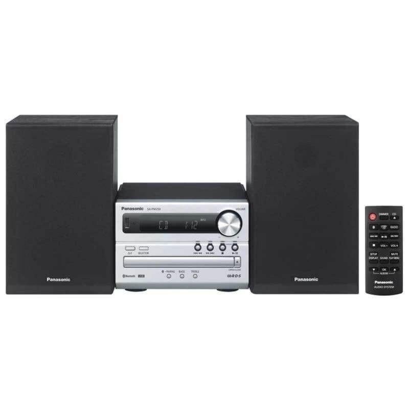 Micro-Système Panasonic SC-PM250 – Lecteur CD, 20W, Bluetooth