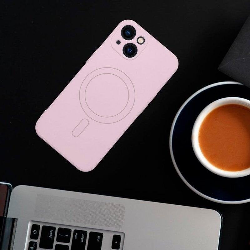 Custodia Magnetica LCHULLE Per IPhone 13 Pro Max Con Fiocco Rosa – Compatibile MagSafe, Trasparente Con Retro Rigido E Paraurti Morbido - 6