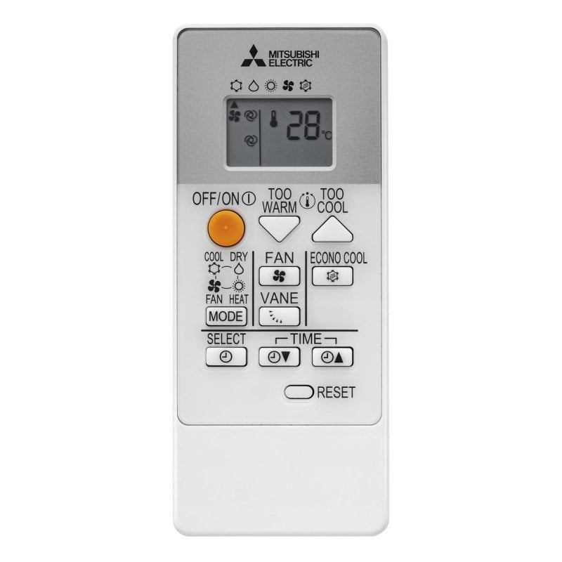 Ar Condicionado Split Mitsubishi MSZ-HR25VFK 8.600 BTU A++ Inverter Quente e Frio Wi-Fi
