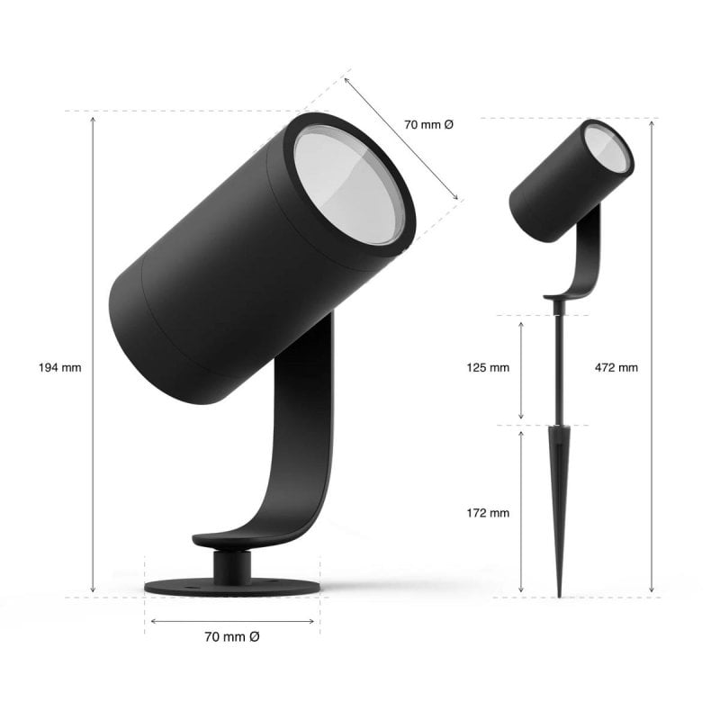 Proiettore LED RGB Faretto da esterno Proiettore LED RGB dimmerabile 30W RGB 120º | Leroy Merlin